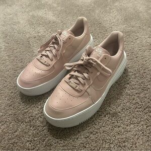 Nike Air Force 1 PLT.AF.ORM Pink Oxford Rose Shoes Women’s Size 12